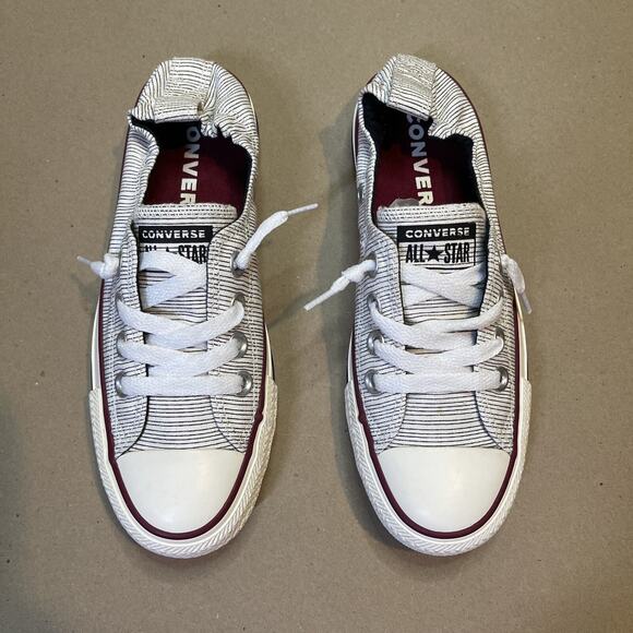 Converse All Stars Sneaker Size 5 Slip On Shoe Wheat White 561753F Shoreline - Picture 4 of 7